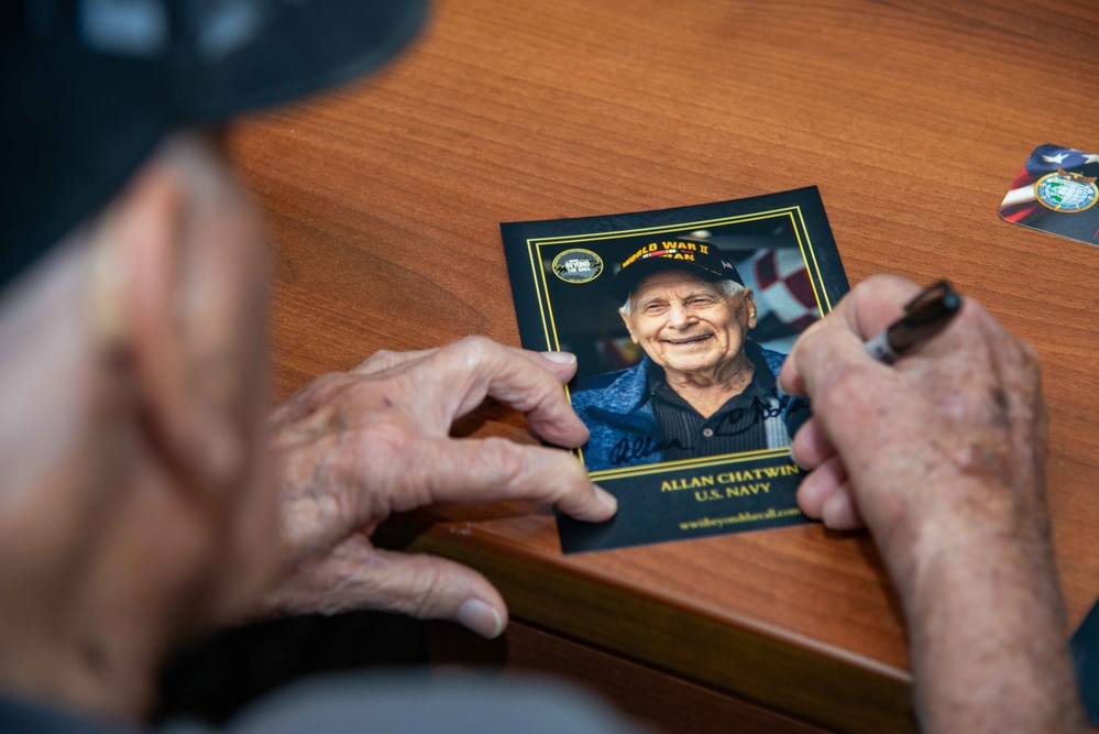 98 Years Young WWII Veteran Visits JRM