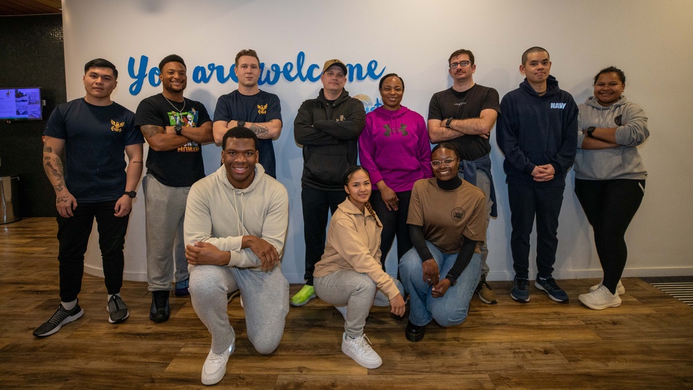 Emory S. Land Sailors Volunteer at Ronald McDonald House