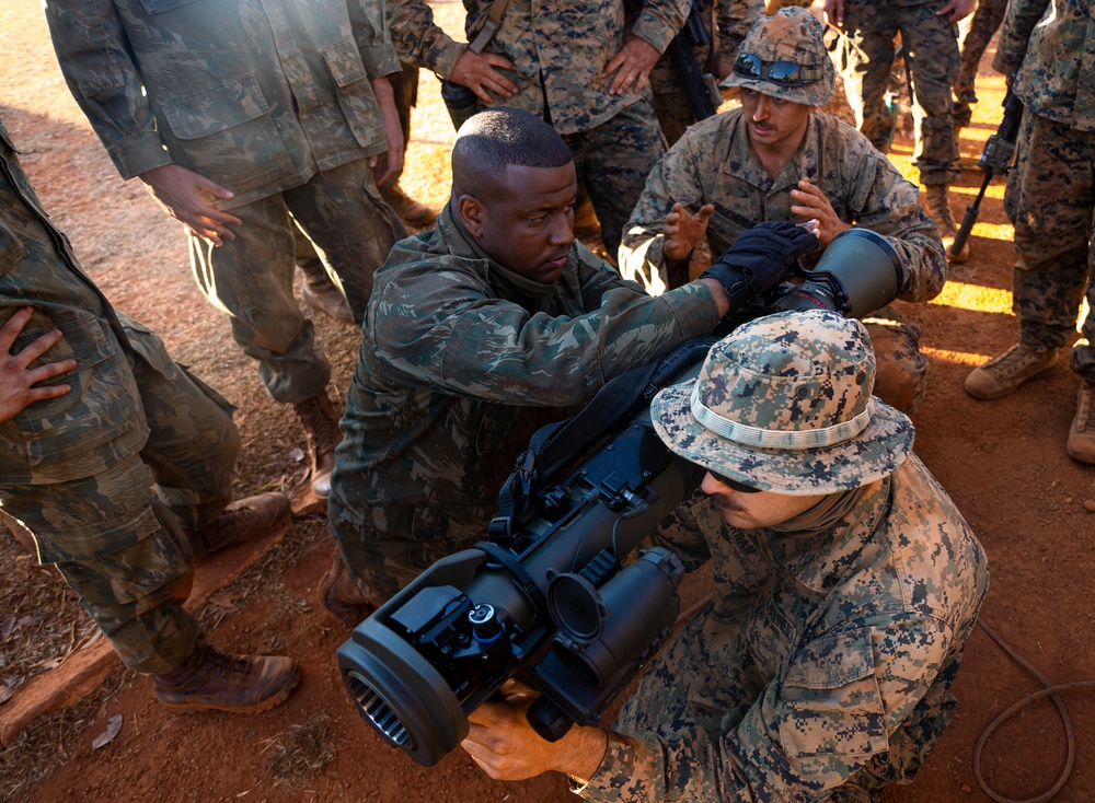 U.S. Marines Integrate with Brazilian Marines