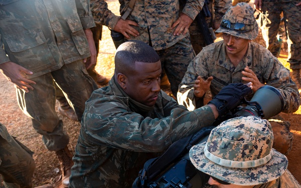 U.S. Marines Integrate with Brazilian Marines