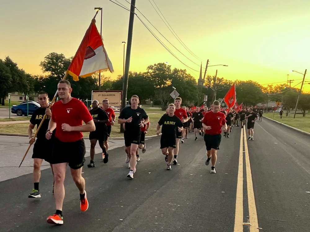 36th Engineer Brigade Kicks Off Engineer Week with Brigade Run