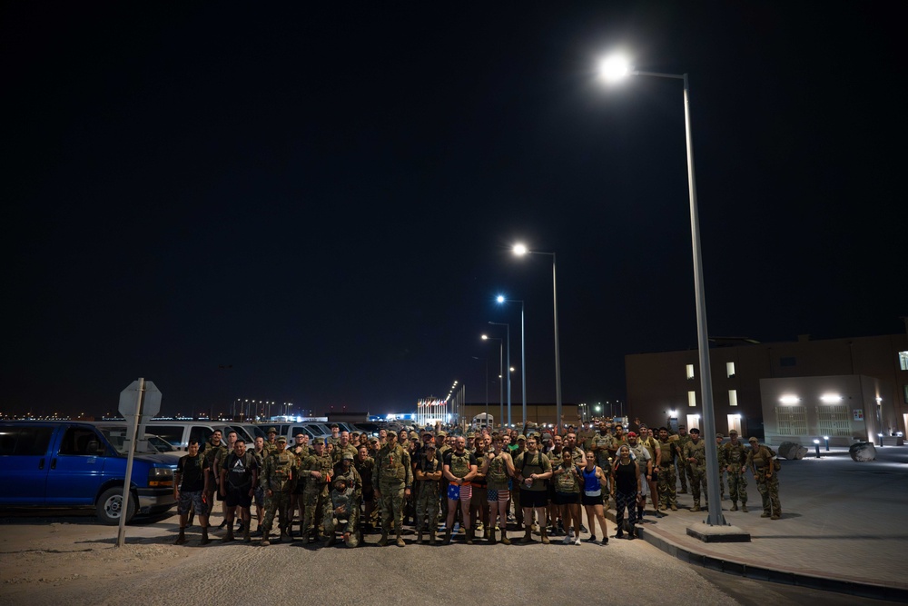 379th AEW Airmen ruck together for Suicide Prevention Awareness Month