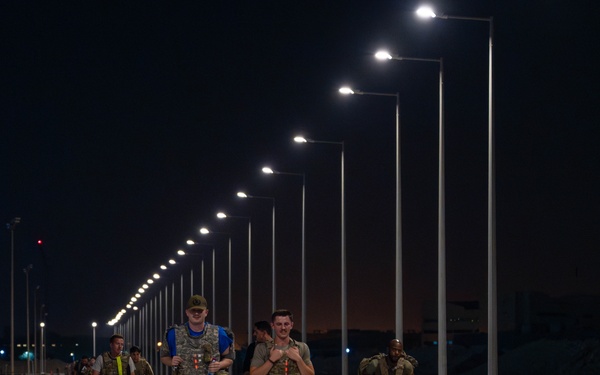 379th AEW Airmen ruck together for Suicide Prevention Awareness Month