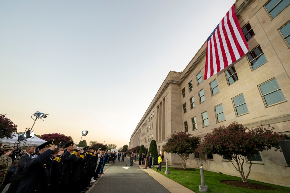 9/11 Flag Unfurling