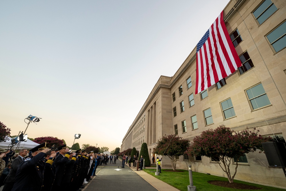 9/11 Flag Unfurling