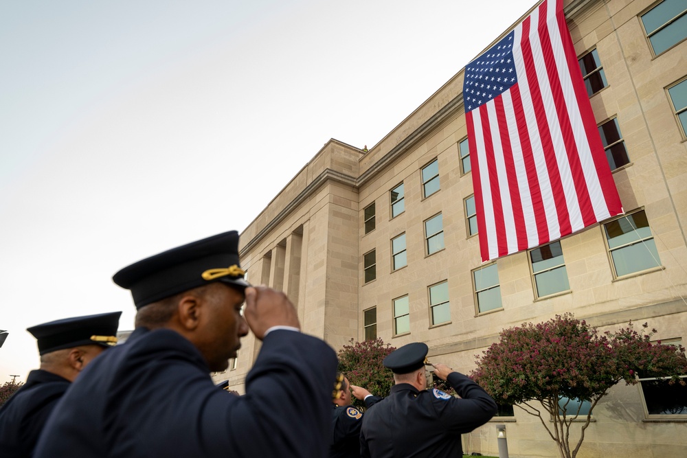 9/11 Flag Unfurling