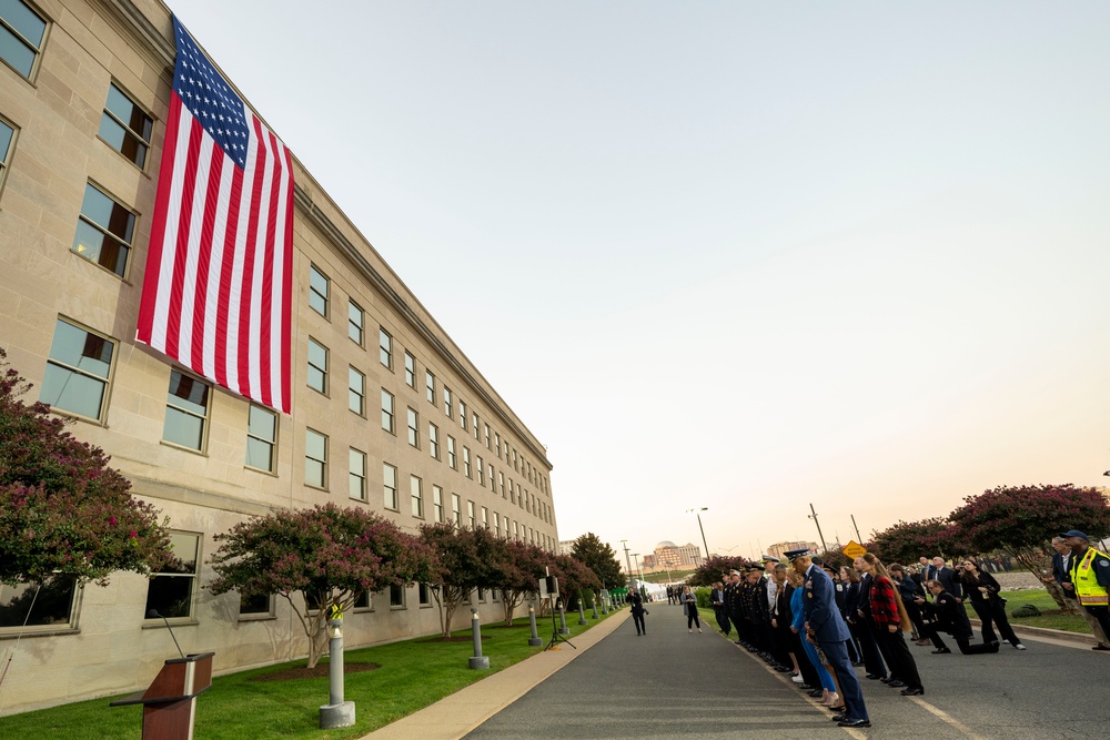 9/11 Flag Unfurling