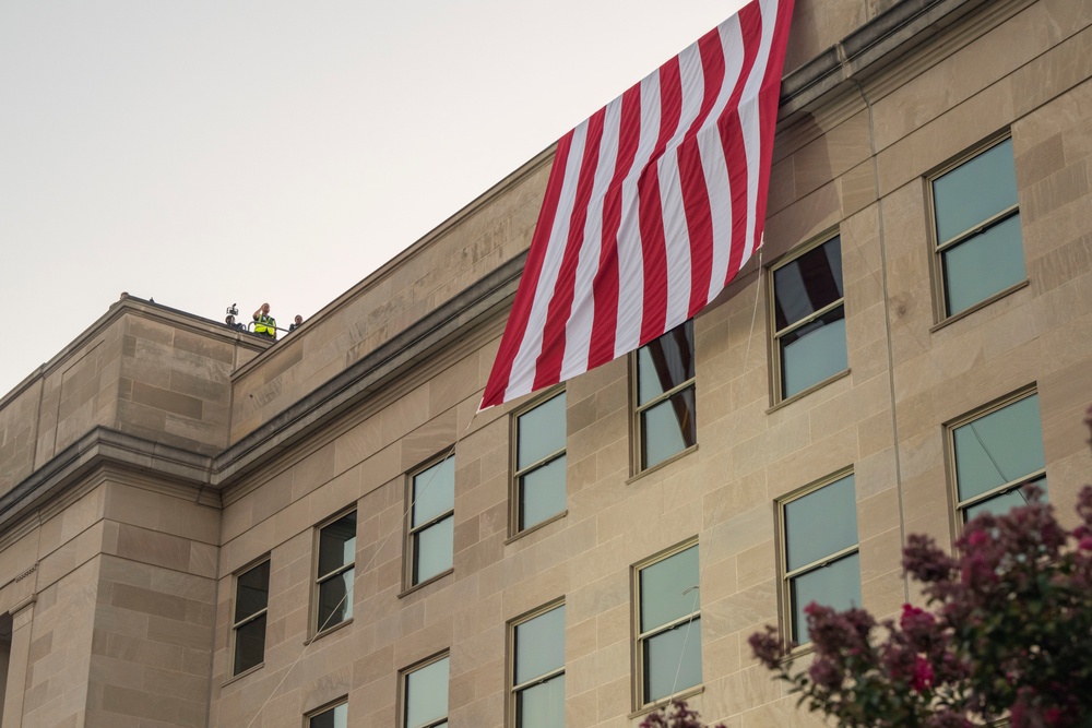 9/11 Flag Unfurling