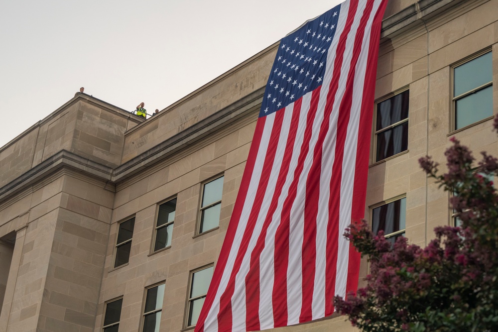 9/11 Flag Unfurling