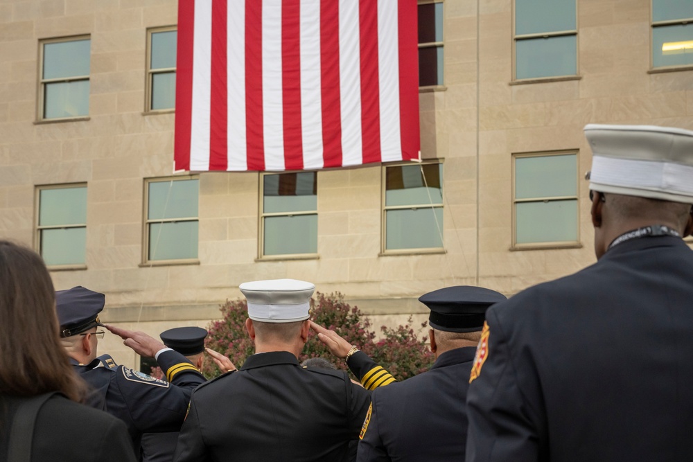 9/11 Flag Unfurling