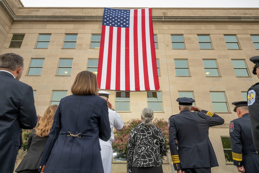 9/11 Flag Unfurling