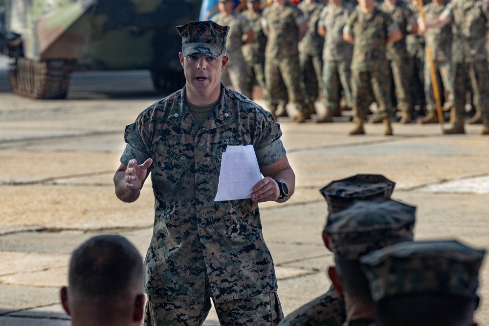 2d AA Battalion Relief and Appointment