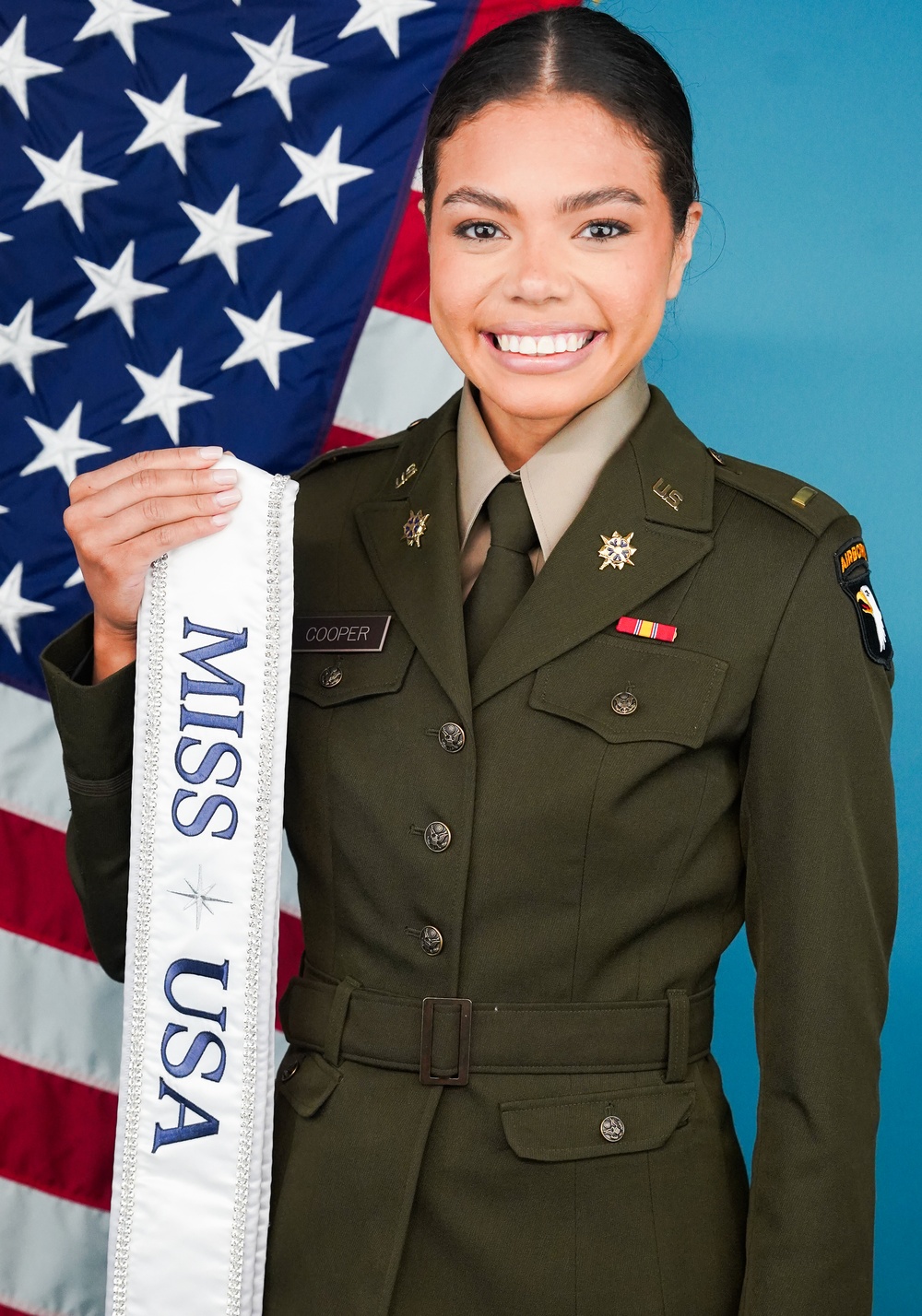 Miss USA, Army Lt. Cooper Visits Fort Hamilton
