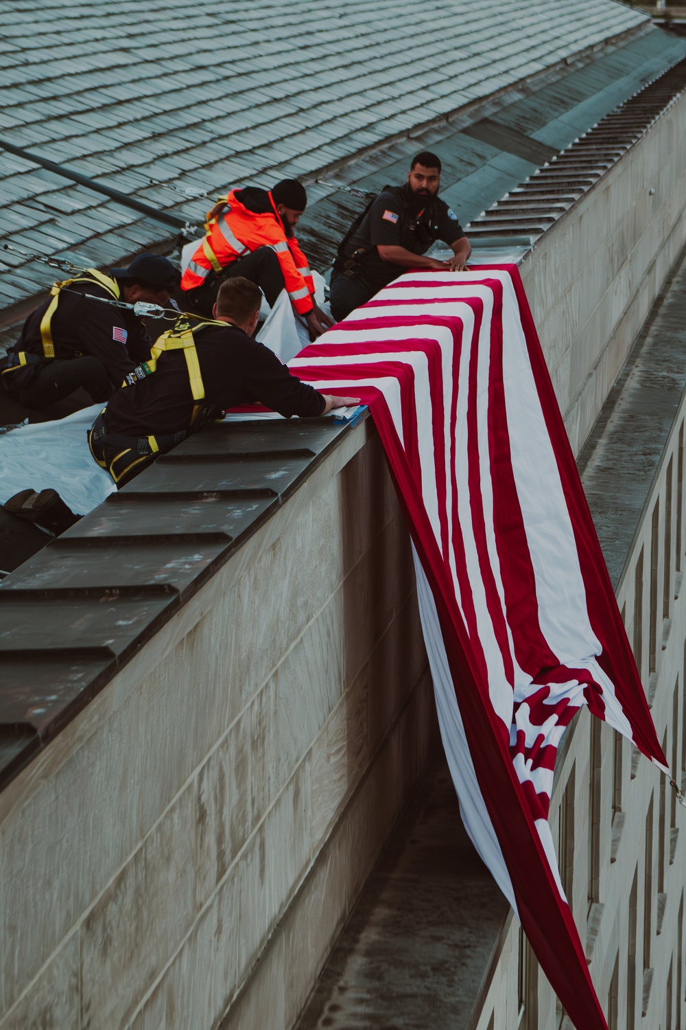 Pentagon Flag Unfurling on 23rd Anniversary of 9/11