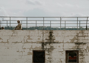 12th CAB and United Kingdom partners respond to fire during Saber Junction 24