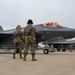 U.S. Airmen launch F-35s from RAF Marham during Agile Shield