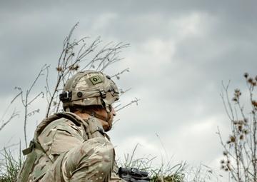 12th CAB and United Kingdom partners respond to fire during Saber Junction 24