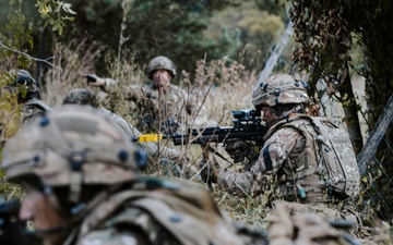 12th CAB and United Kingdom partners respond to fire during Saber Junction 24