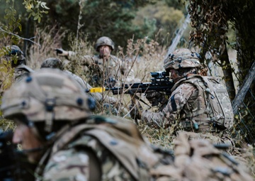 12th CAB and United Kingdom partners respond to fire during Saber Junction 24
