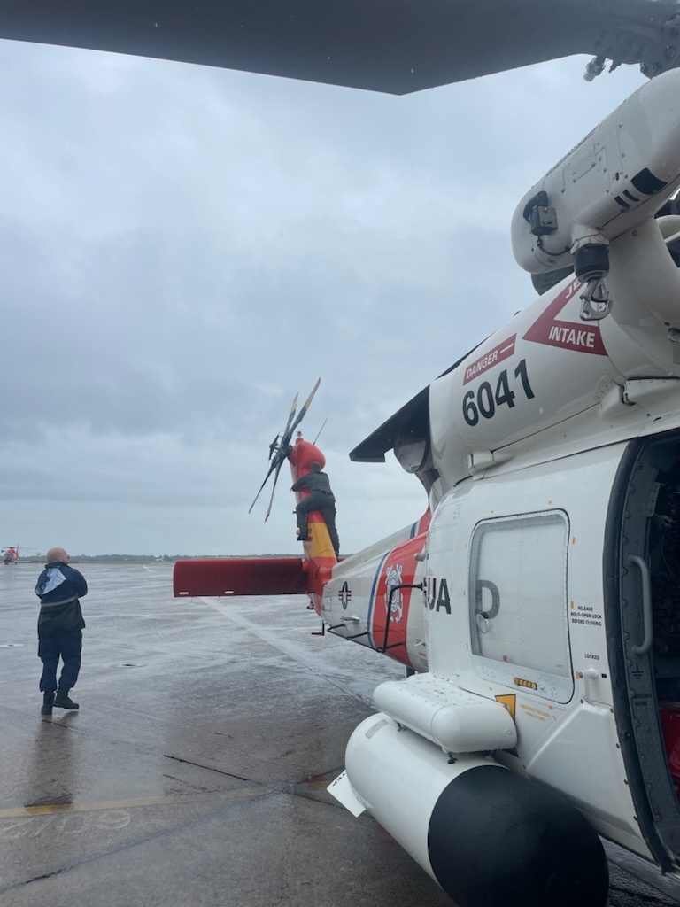 Coast Guard crews prepare for Hurricane Francine