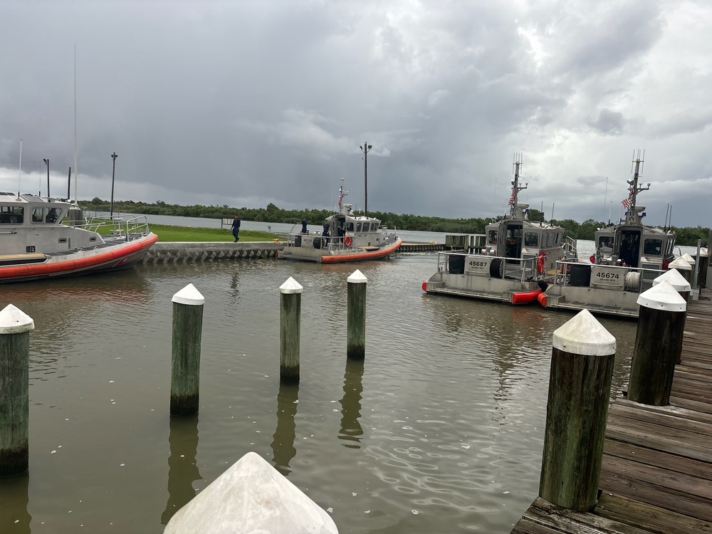 Coast Guard crews prepare for Hurricane Francine