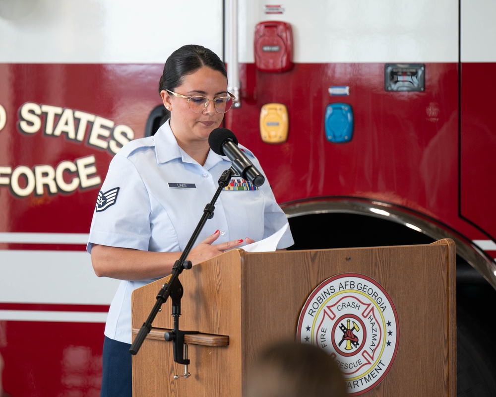 Photo of Robins Air Force Base hosting 9/11 first responder memorial