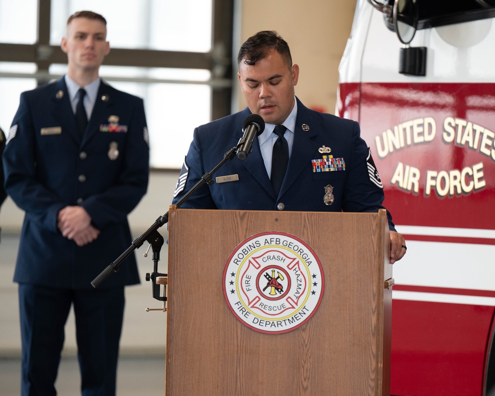 Photo of Robins Air Force Base hosting 9/11 first responder memorial