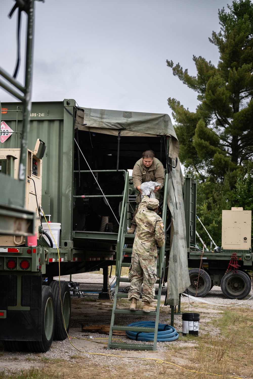 Field Laundry and Shower Specialists : Exercise Northern Strike 24-2