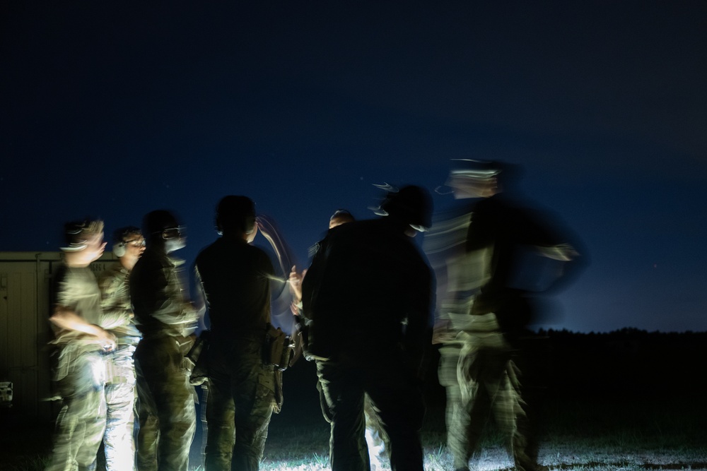 On sight: MST conducts night fire exercise