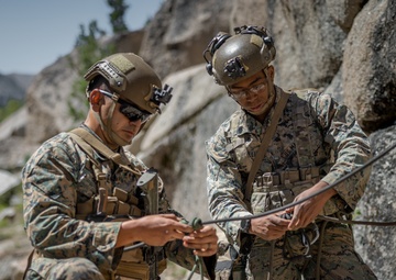 Marines with 2/1 conduct a suspension and traverse exercise