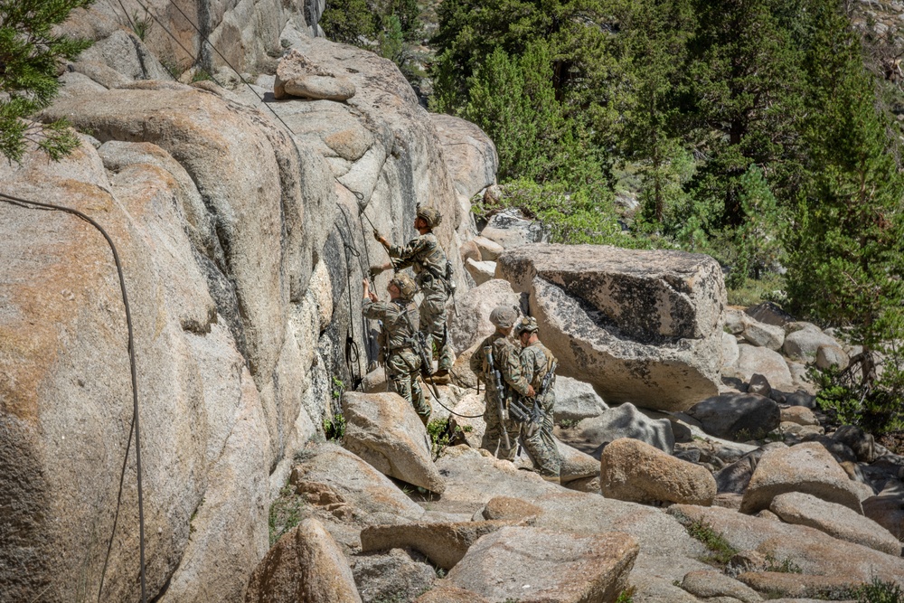 Marines with 2/1 conduct a suspension and traverse exercise