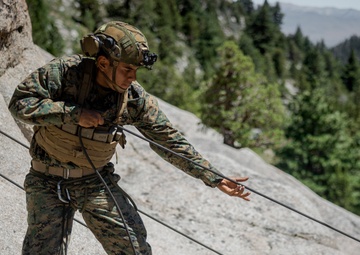 Marines with 2/1 conduct a suspension and traverse exercise