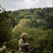 Bosnian soldier holds security of prisoners