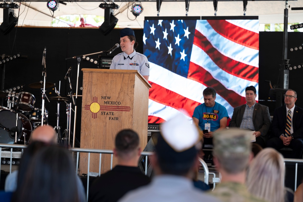 Team Kirtland visits the NM State Fair