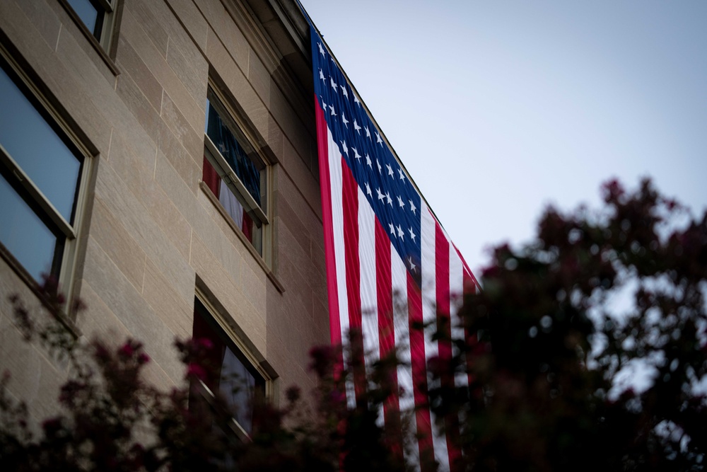 9/11 Flag Unfurling Ceremony