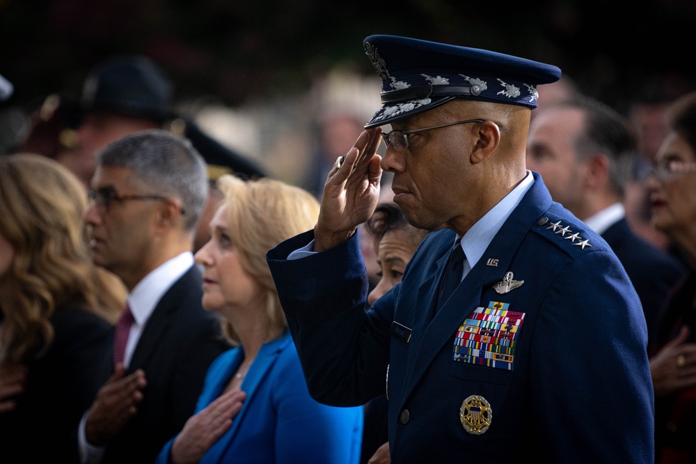 9/11 Flag Unfurling Ceremony