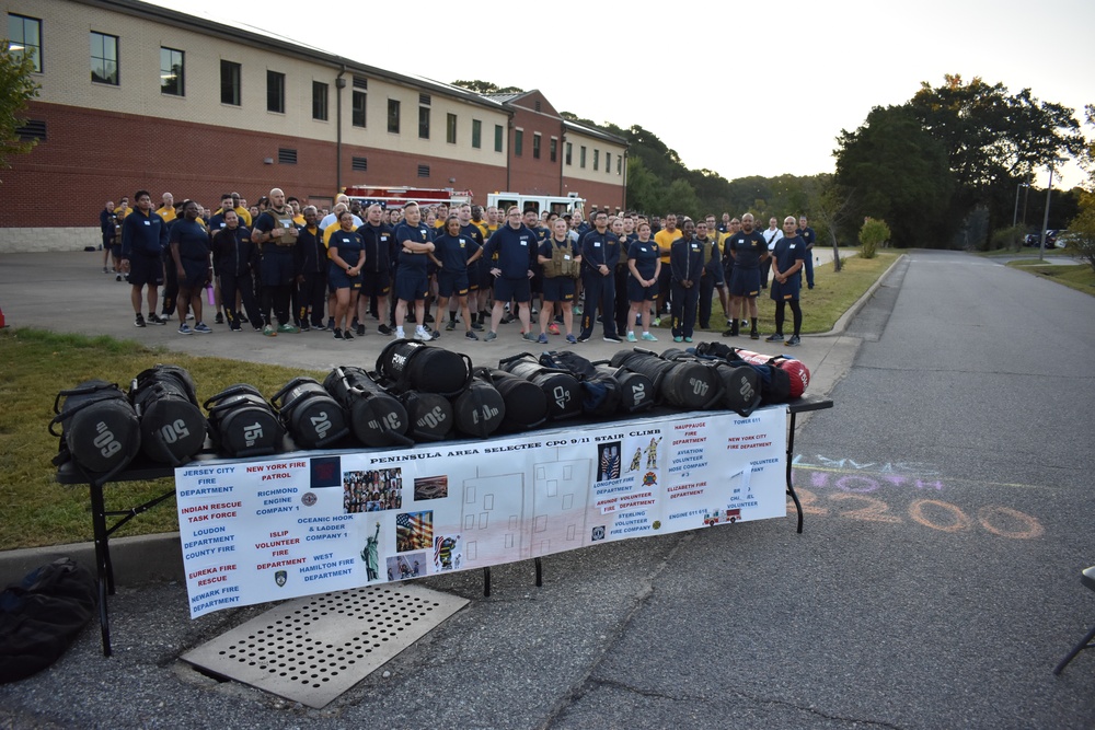 Hampton Roads Peninsula Area CPO Selectee 1st Annual 911 Stair Climb