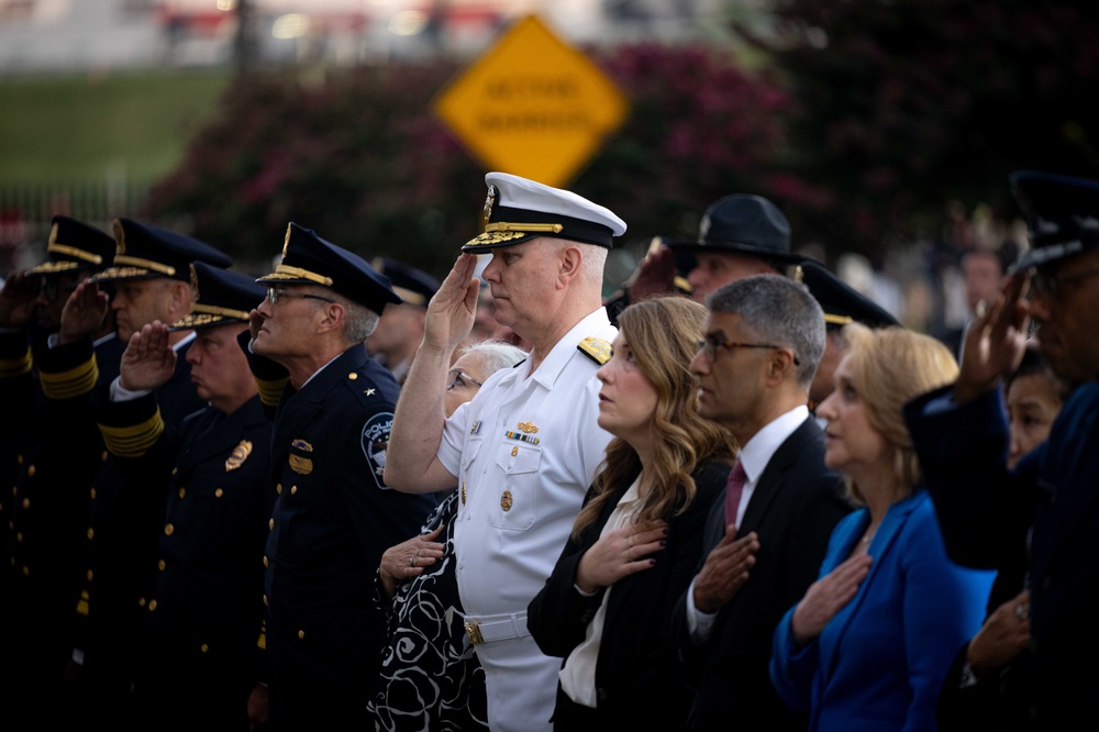 9/11 Flag Unfurling Ceremony