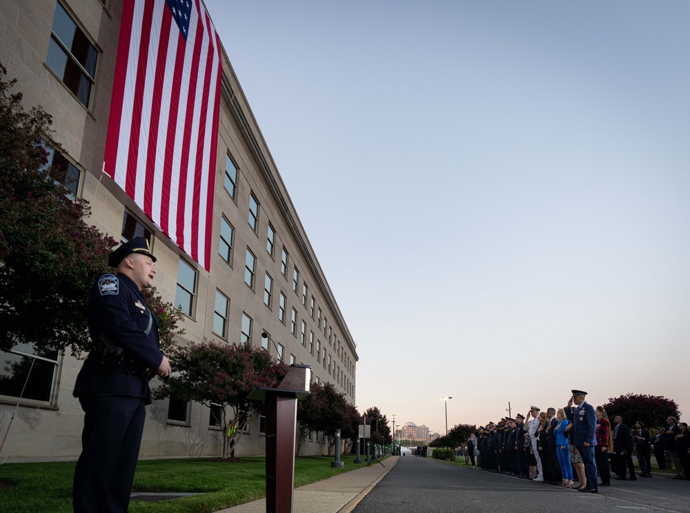 9/11 Flag Unfurling Ceremony