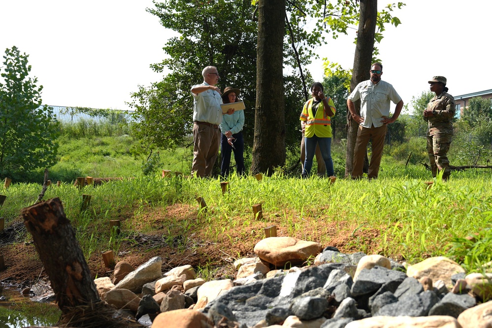 Fort Meade Teams with US Fish and Wildlife Service for Chesapeake Bay Restoration