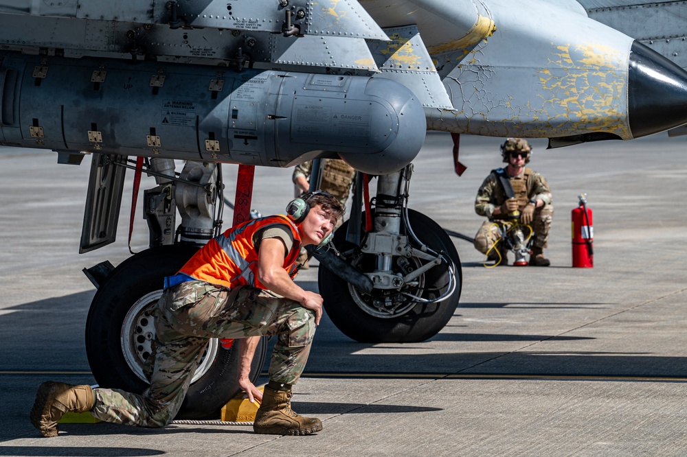 Moody Airmen perform rapid reload and refuel