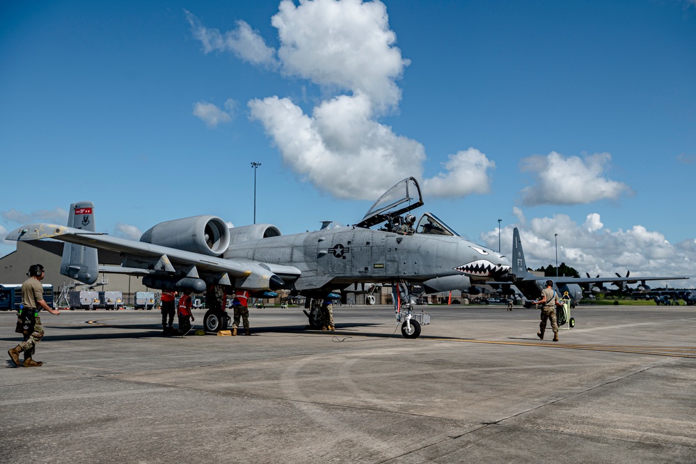 Moody Airmen perform rapid reload and refuel