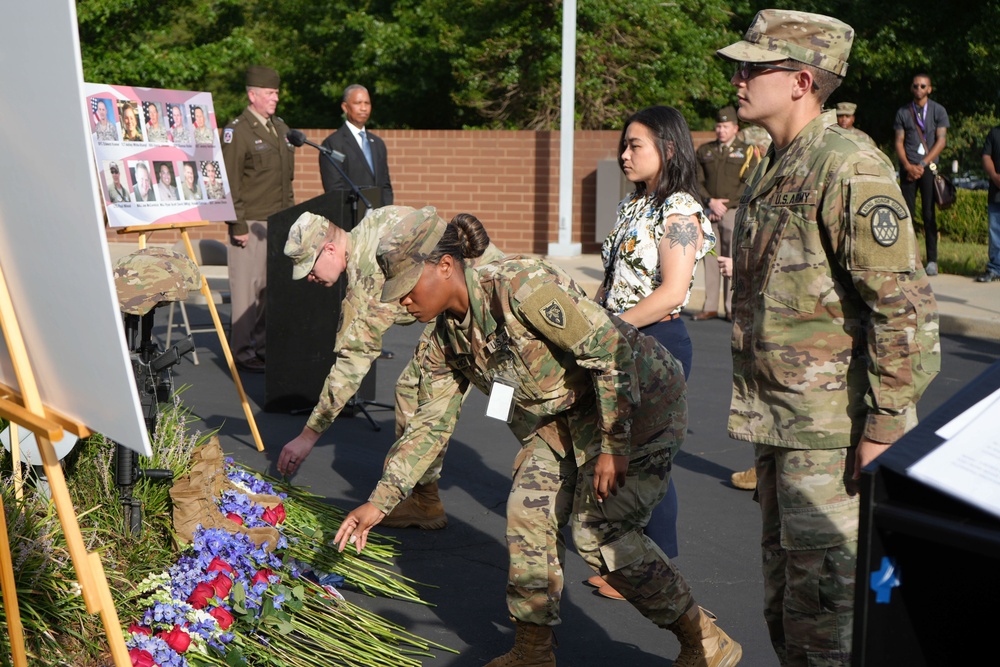 The North Carolina National Guard holds a 9/11 Memorial Ceremony at NCNG Headquarters in Raleigh, North Carolina, Sept. 11, 2024.