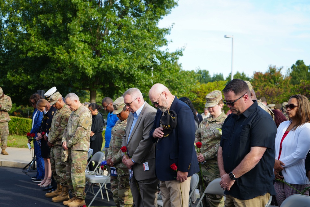 The North Carolina National Guard holds a 9/11 Memorial Ceremony at NCNG Headquarters in Raleigh, North Carolina, Sept. 11, 2024.