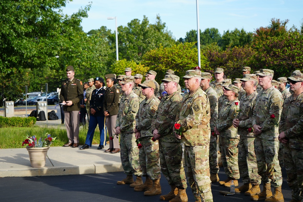 The North Carolina National Guard holds a 9/11 Memorial Ceremony at NCNG Headquarters in Raleigh, North Carolina, Sept. 11, 2024.
