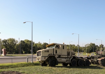 Historic tank placed as a static display at Ft. Indiantown Gap main gate