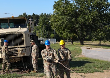 Historic tank placed as a static display at Ft. Indiantown Gap main gate