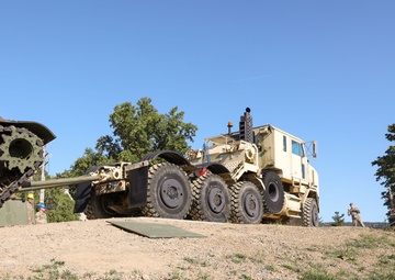 Historic tank placed as a static display at Ft. Indiantown Gap main gate