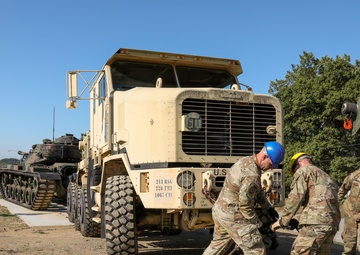 Historic tank placed as a static display at Ft. Indiantown Gap main gate