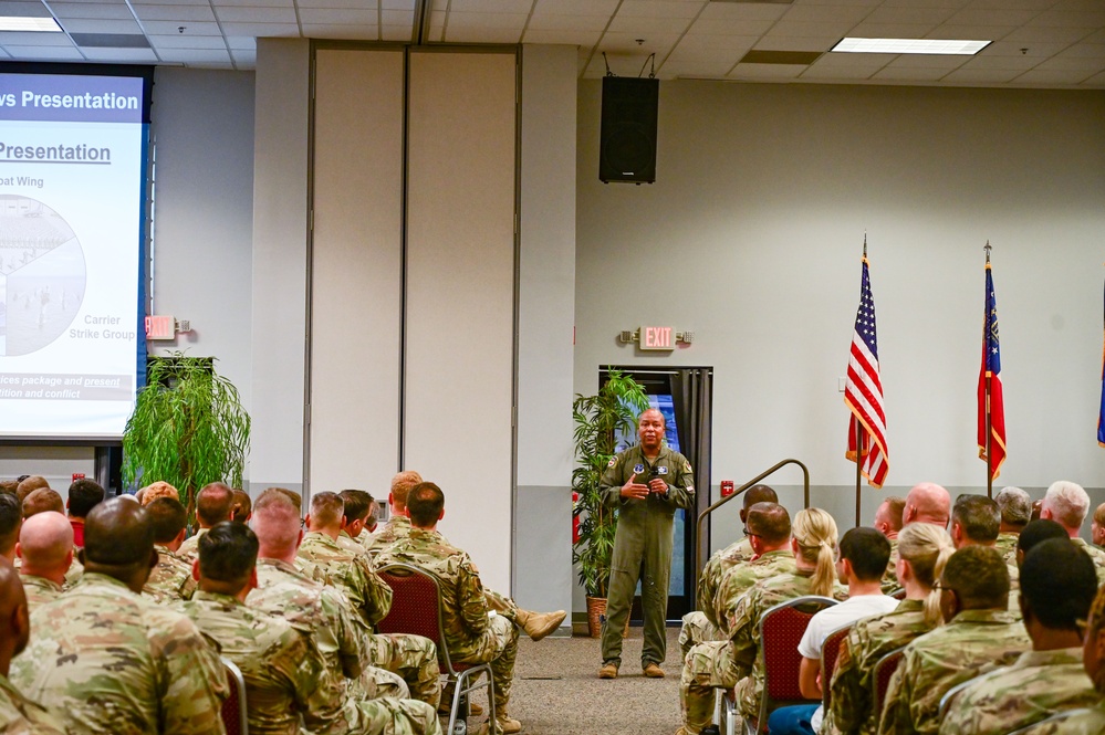 Georgia ATAG discusses readiness, Great Power Competition at 165th Airlift Wing